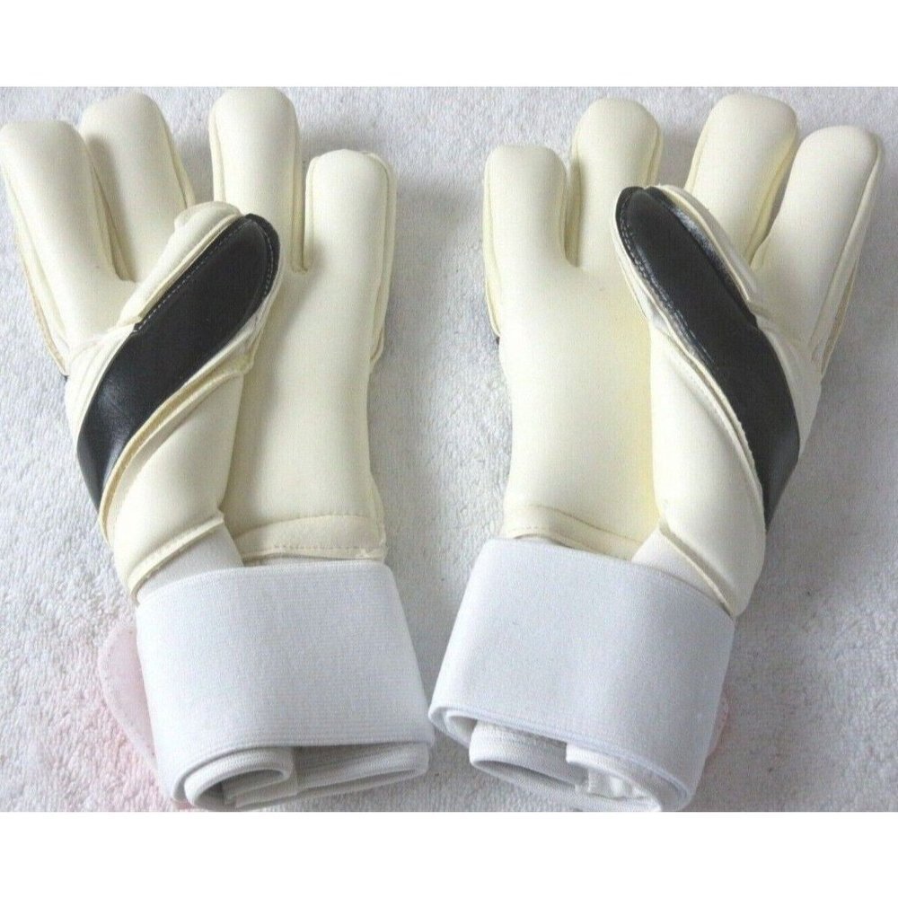 Men's Adidas Soccer Classic Pro Goalie Gloves White Black Seamless Touch NWT - Picture 2 of 7